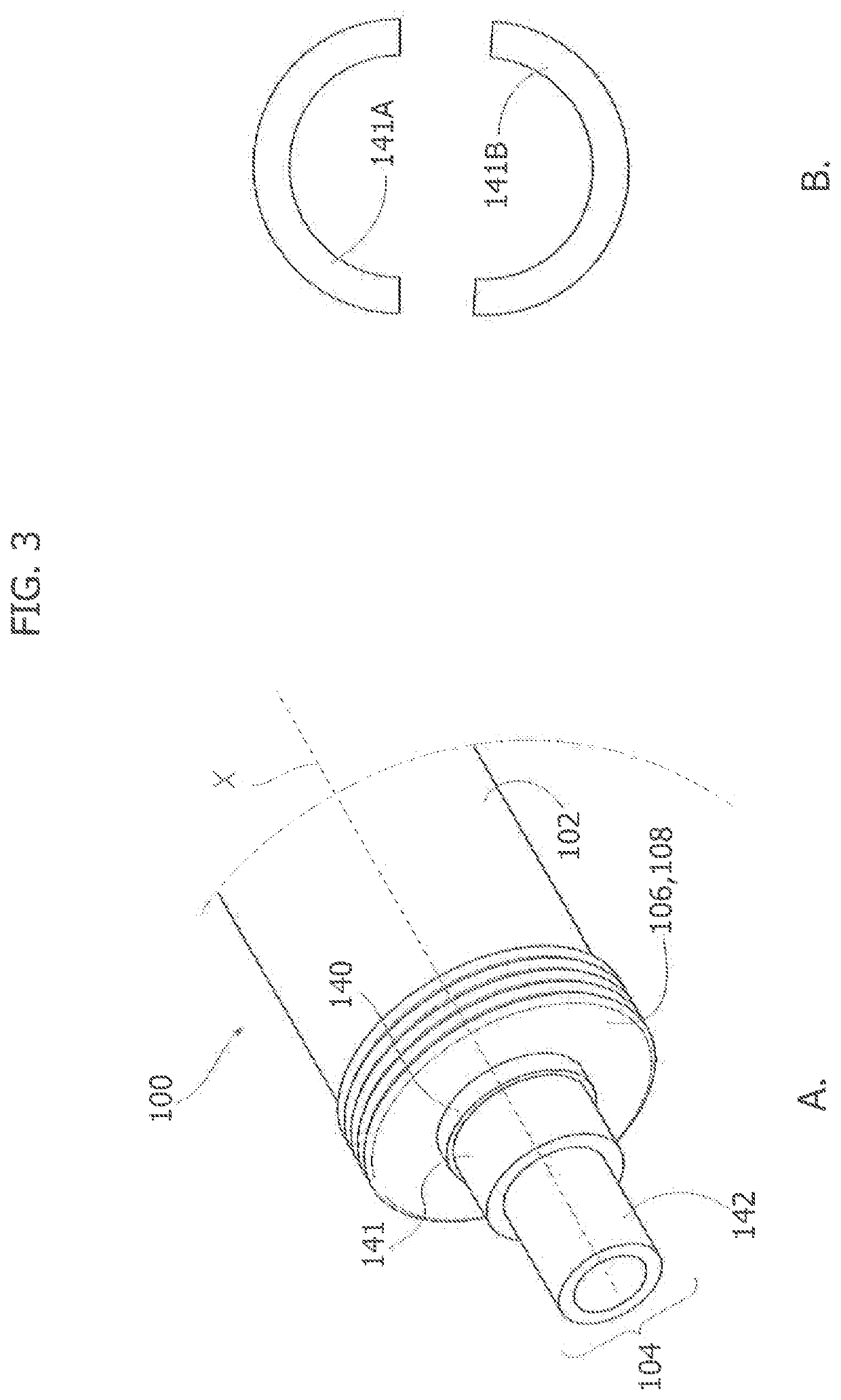 A device for converting thermal energy, a corresponding solar reactor and related plant