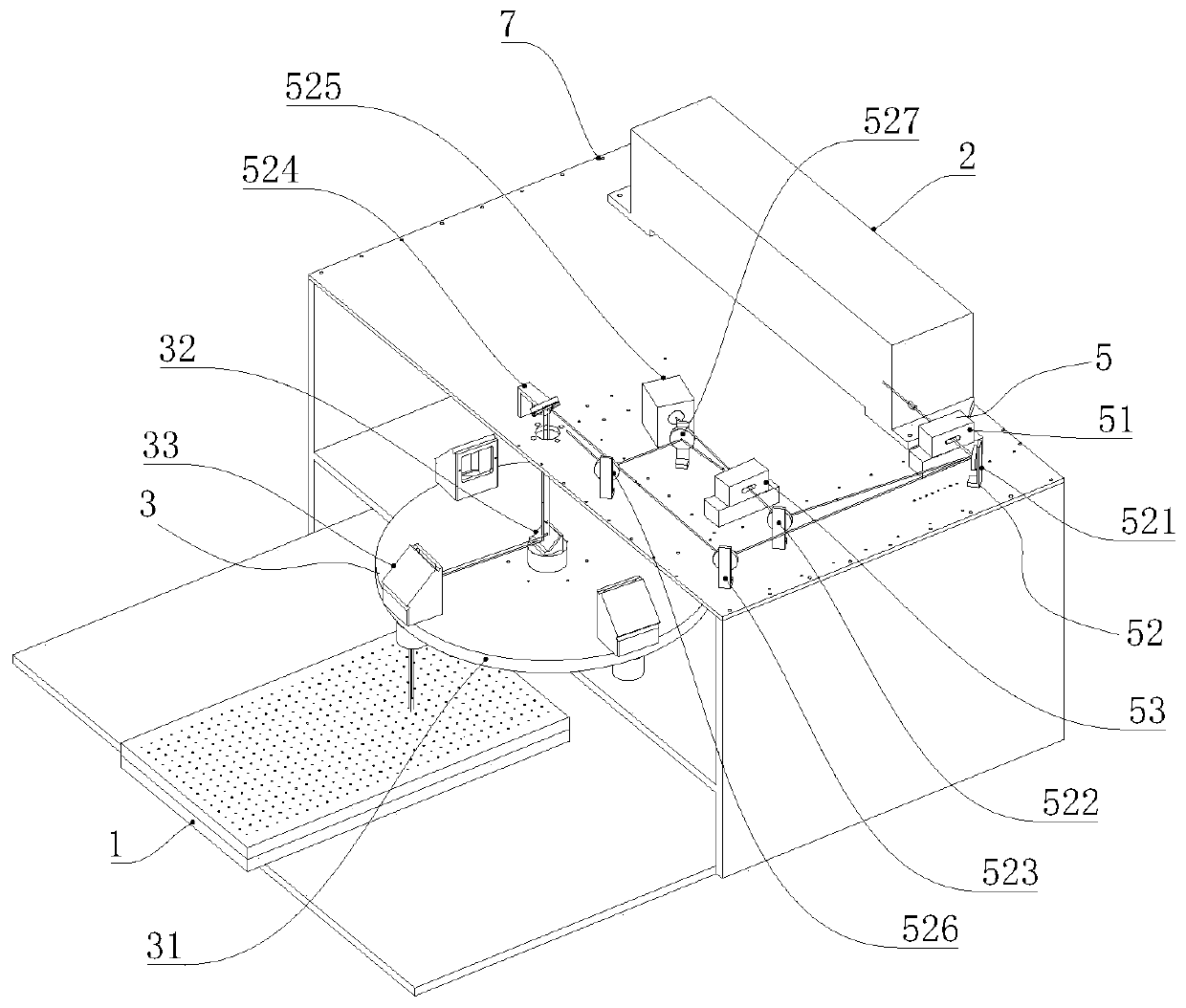 Light guide plate lattice point processing device based on double-rotating motor