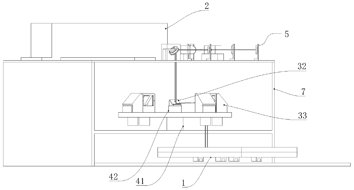 Light guide plate lattice point processing device based on double-rotating motor