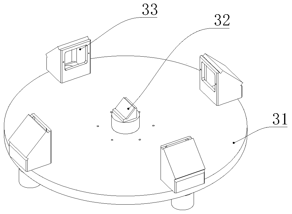 Light guide plate lattice point processing device based on double-rotating motor