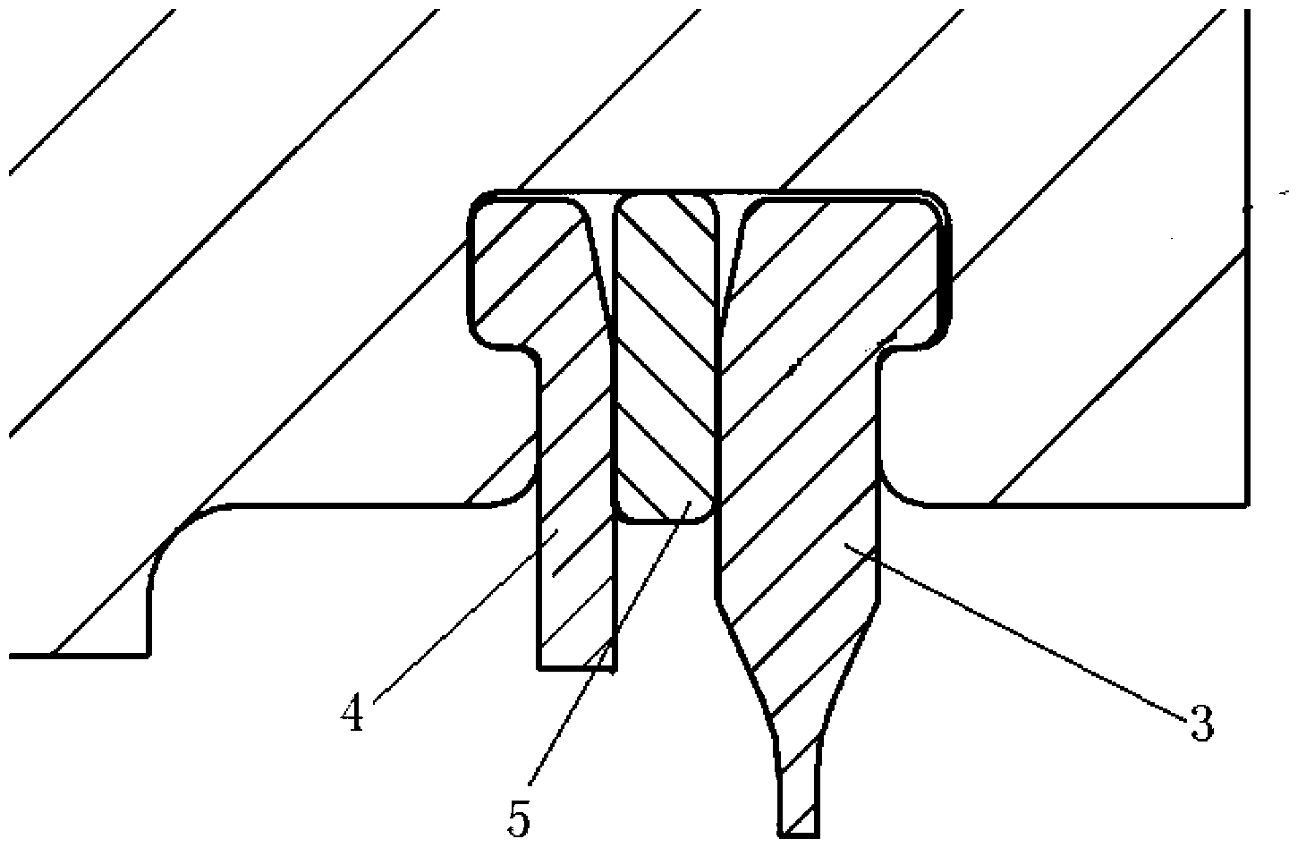 Steam sealing structure for steam turbines and assembling method thereof