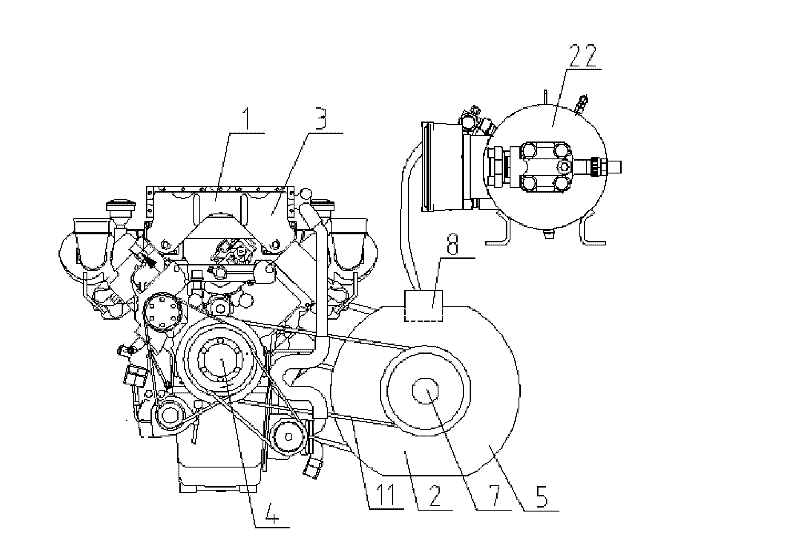 Air conditioner generator unit for automobile