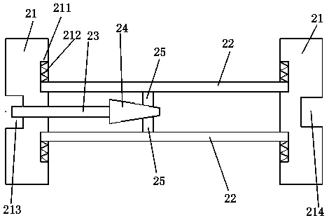 Rotary driving type steel wire rope winding device