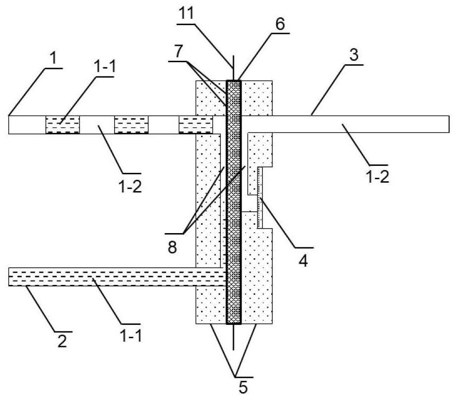 A multiphase separation method, device and application thereof