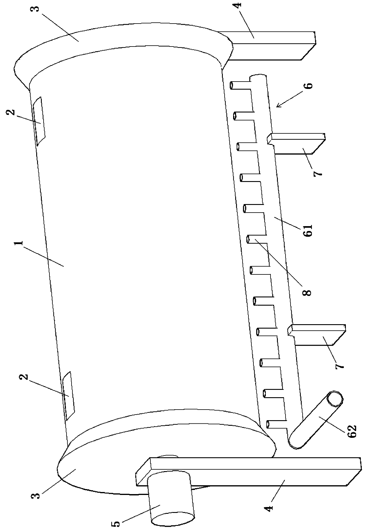 A kind of tea drying drum