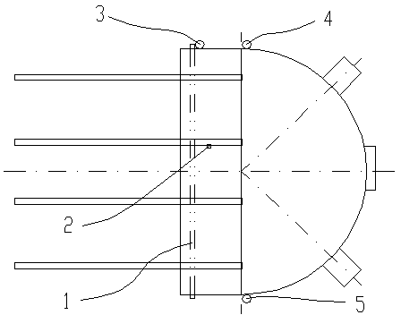 Thermal treatment method for preventing stainless steel from being sensitized in water chamber of high-pressure heater