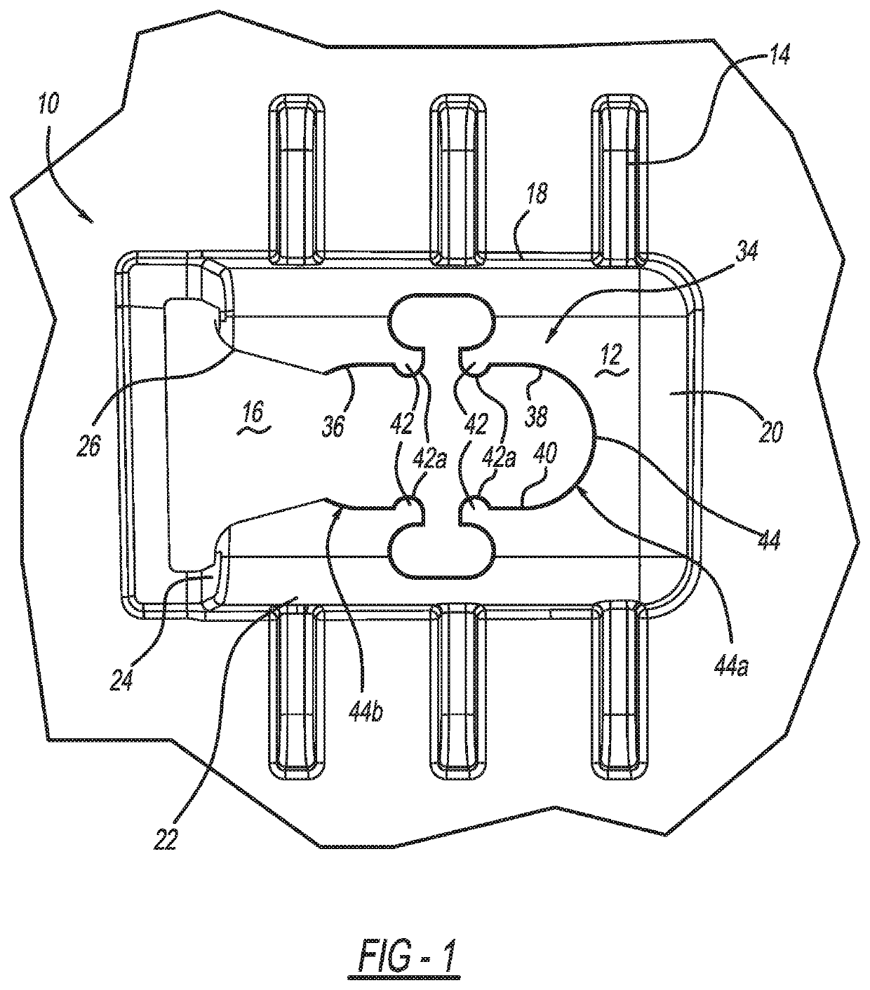 Fastener locating and retention design to accommodate part expansion and contraction