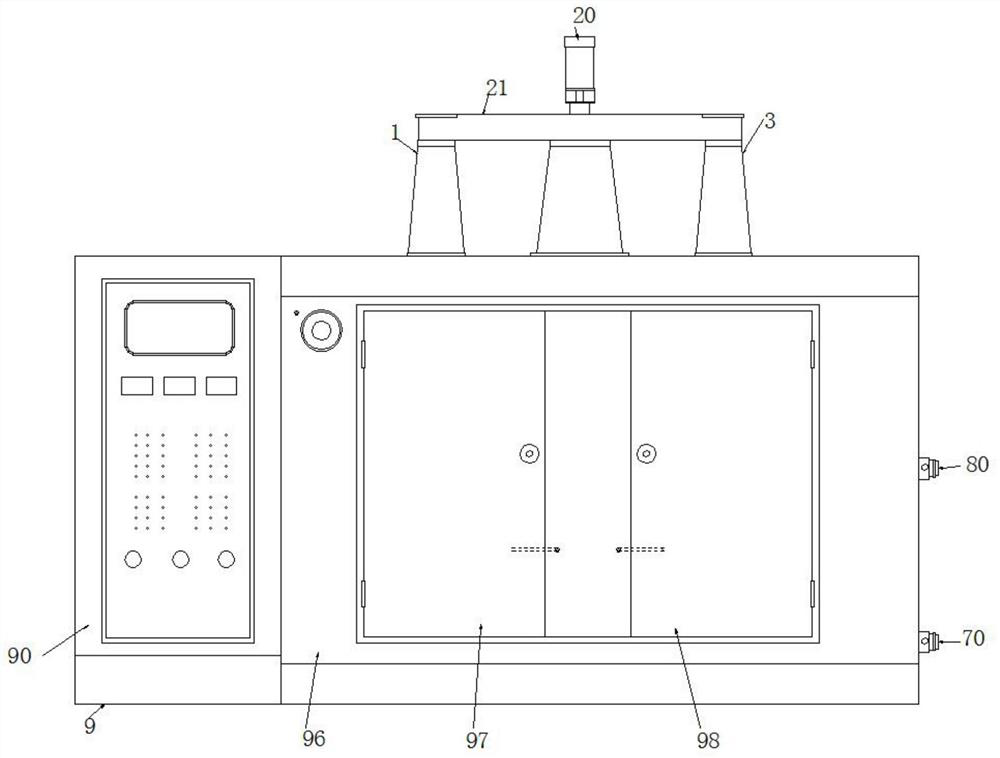 Continuous extraction system for herbicide production