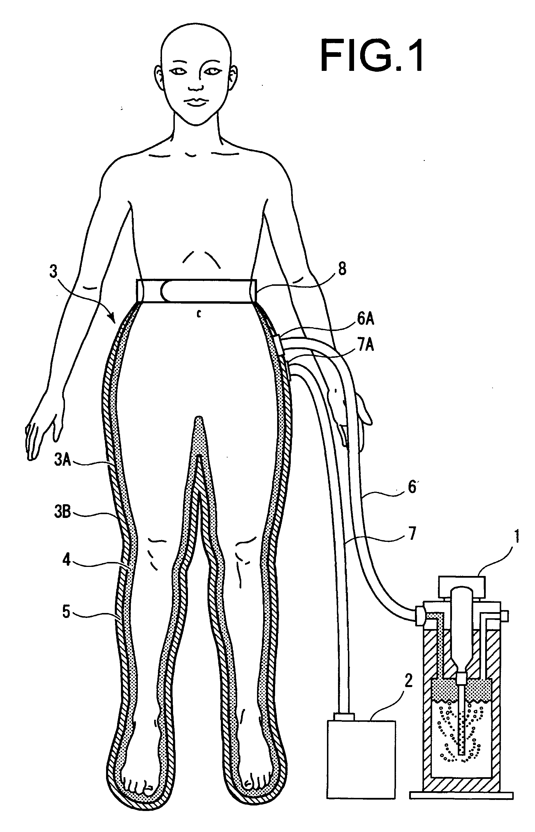 Pressurized carbon dioxide bathing apparatus