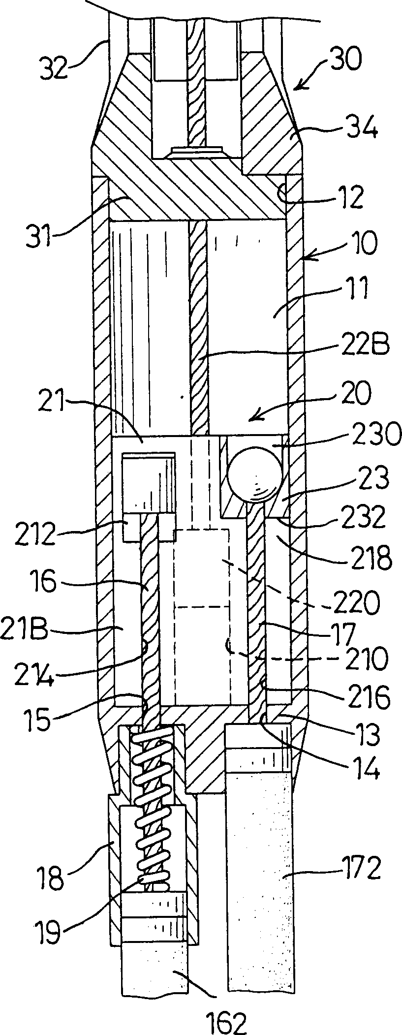 Safe brake adapting distributor