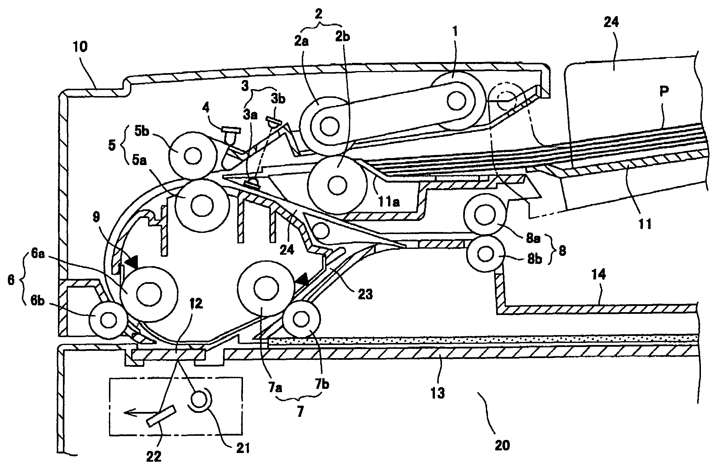 Sheet handling apparatus and image reading apparatus