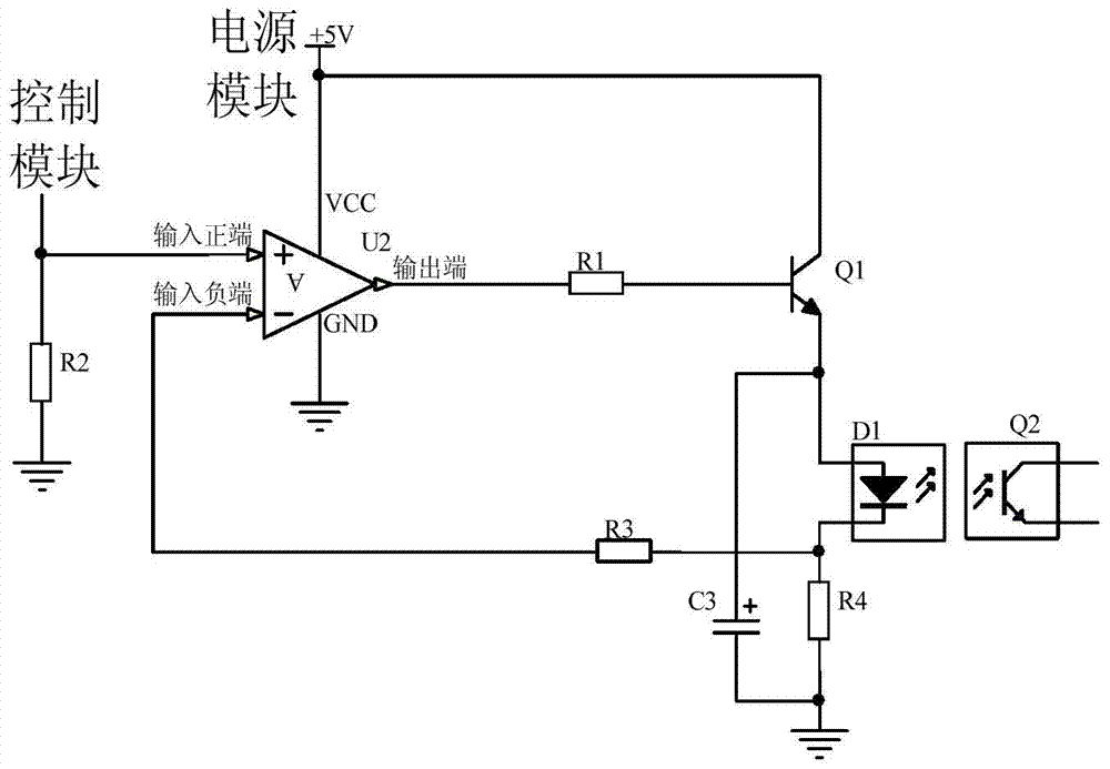 An infrared turbidity detection device