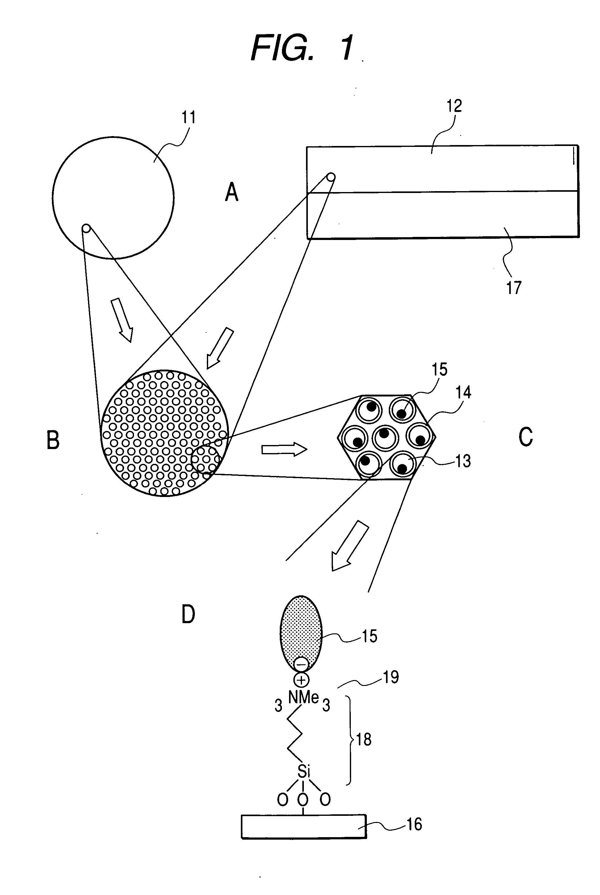 Colored material and method for producing the colored material