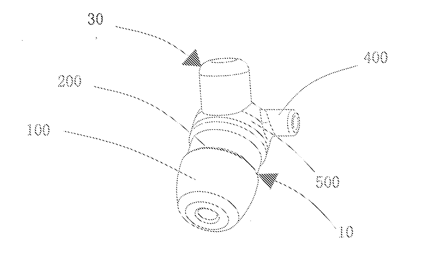 Earplug-type earphone