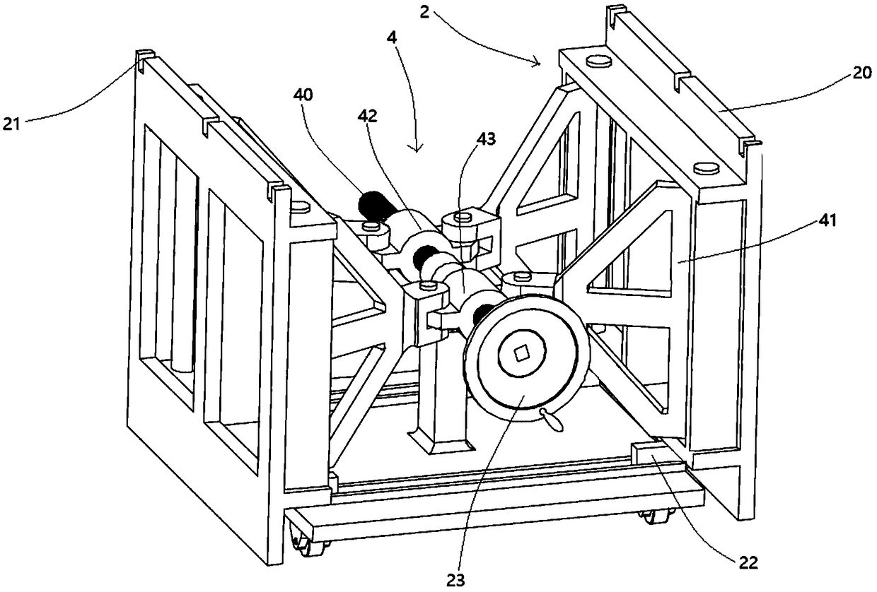 Group welding method of auxiliary steel box beam group welding device