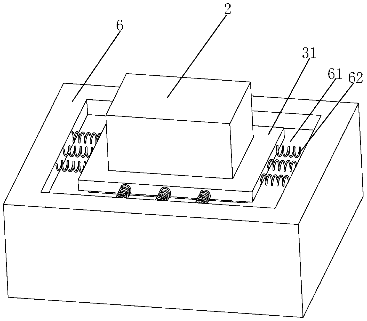 Earthquake-proof building and shock absorption and insulation structure