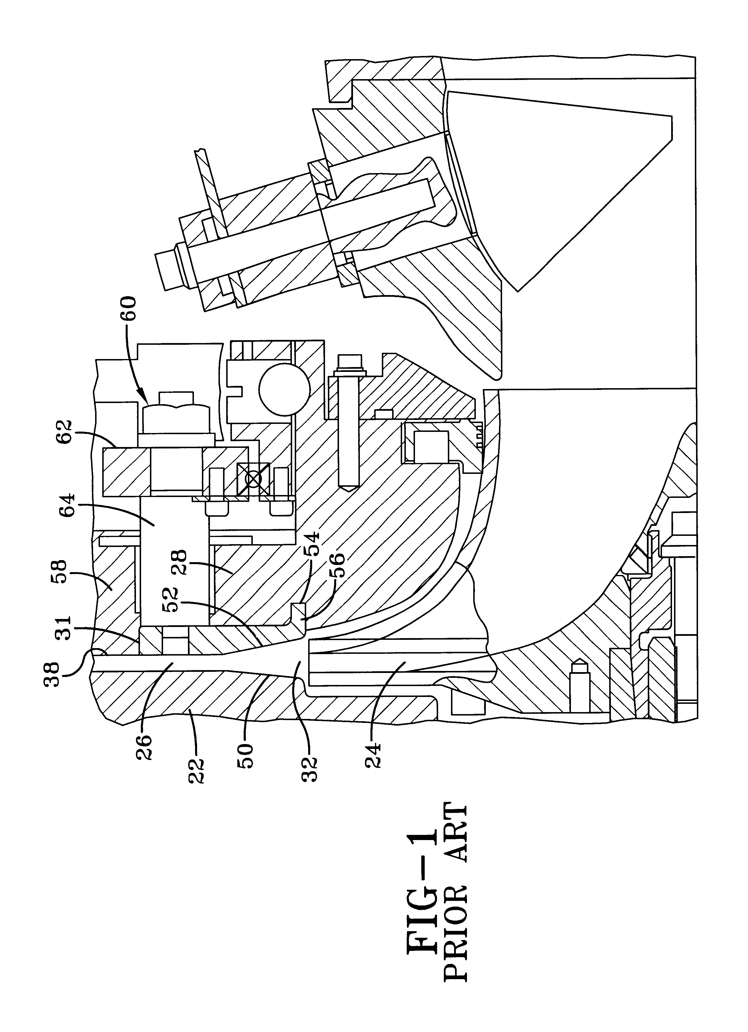 Variable geometry diffuser mechanism