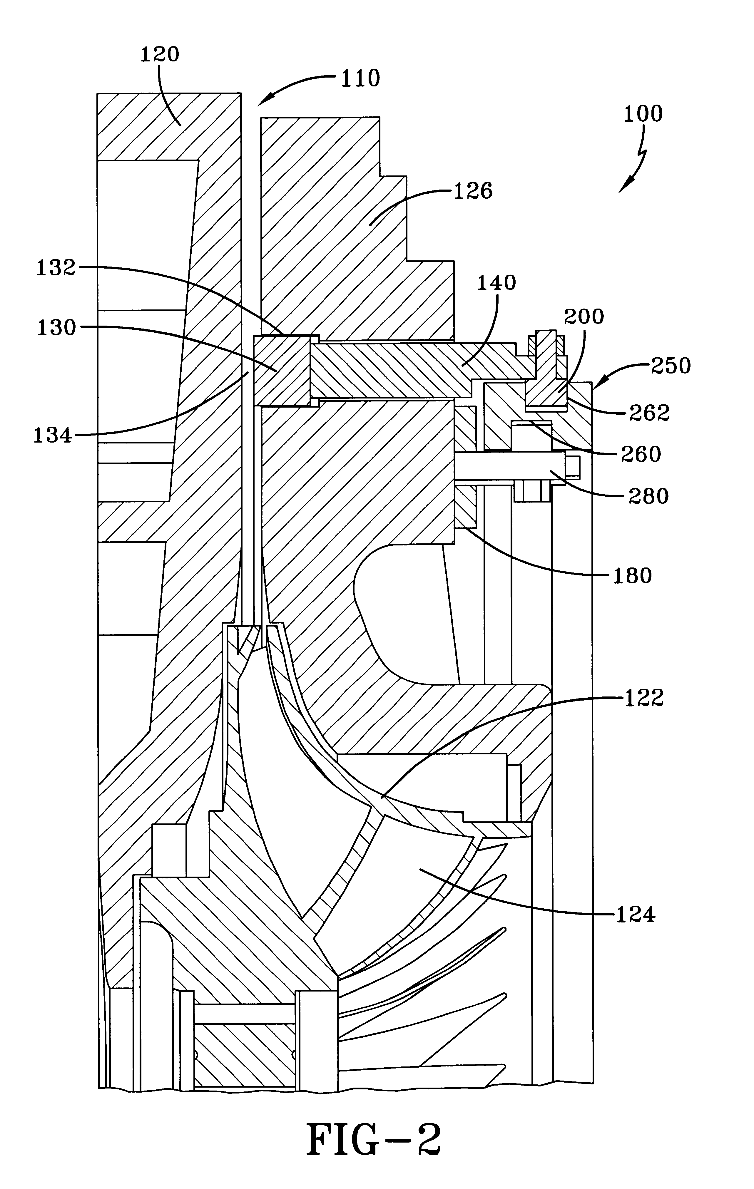 Variable geometry diffuser mechanism