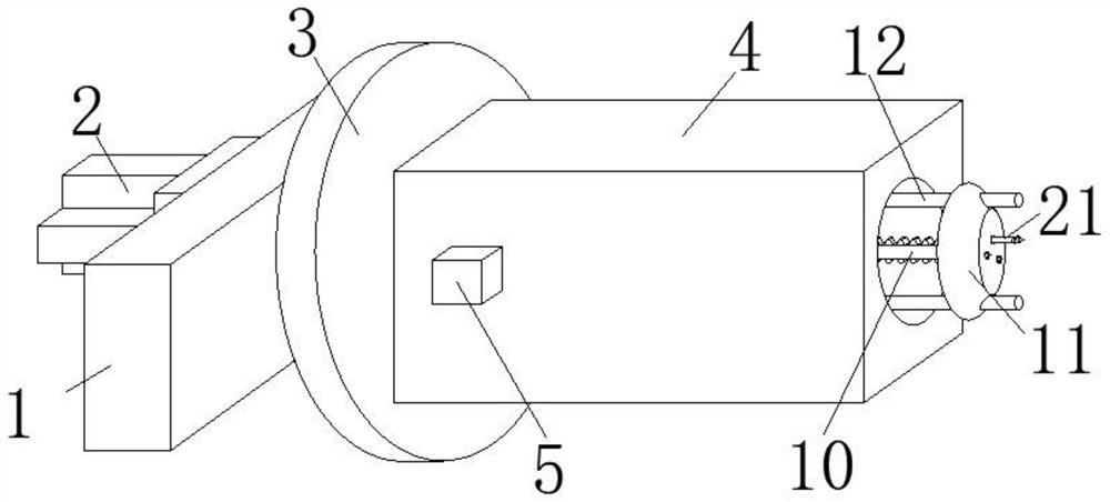 A fully automatic carpet gun piercing machine head and its working method