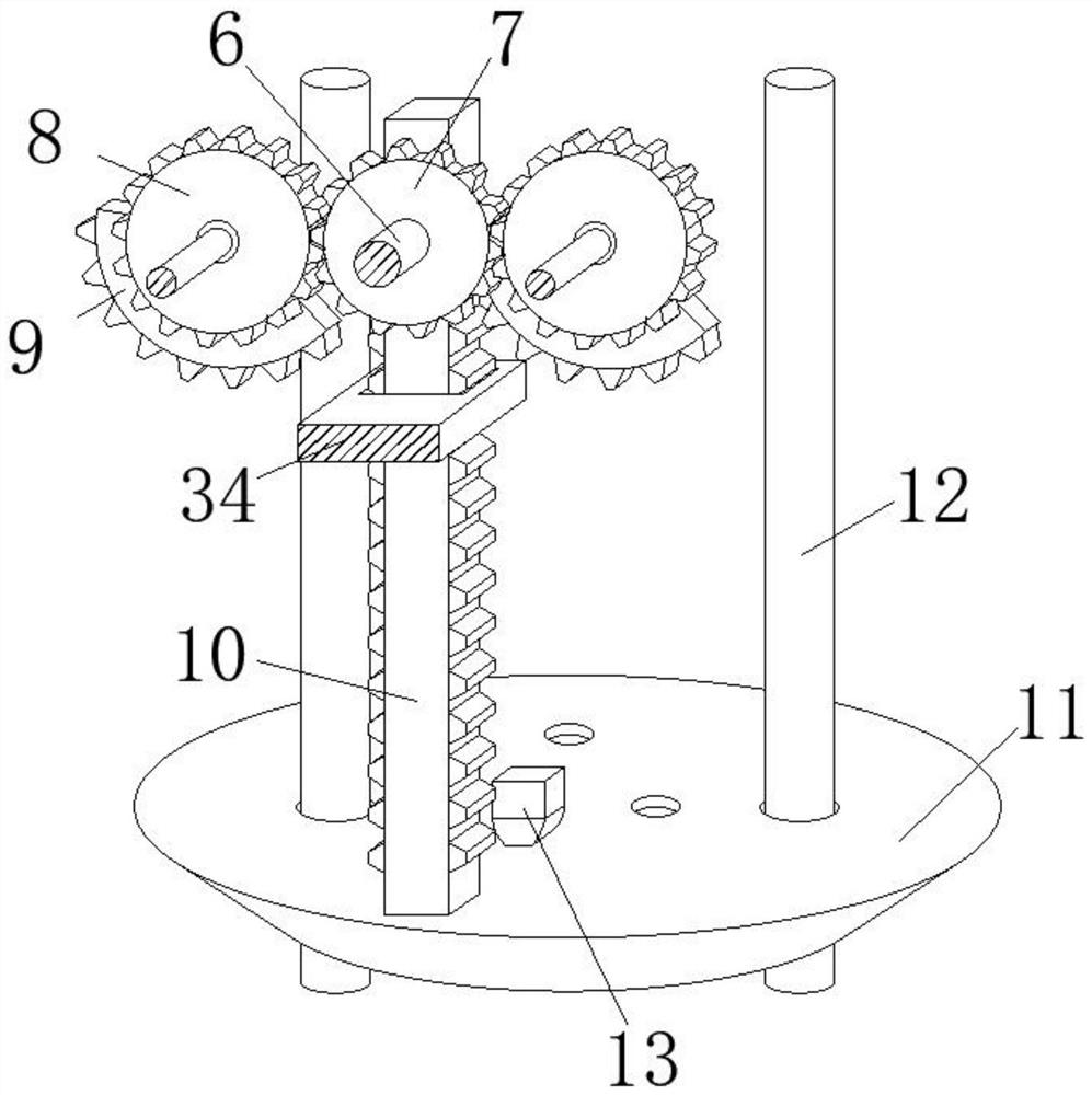 A fully automatic carpet gun piercing machine head and its working method