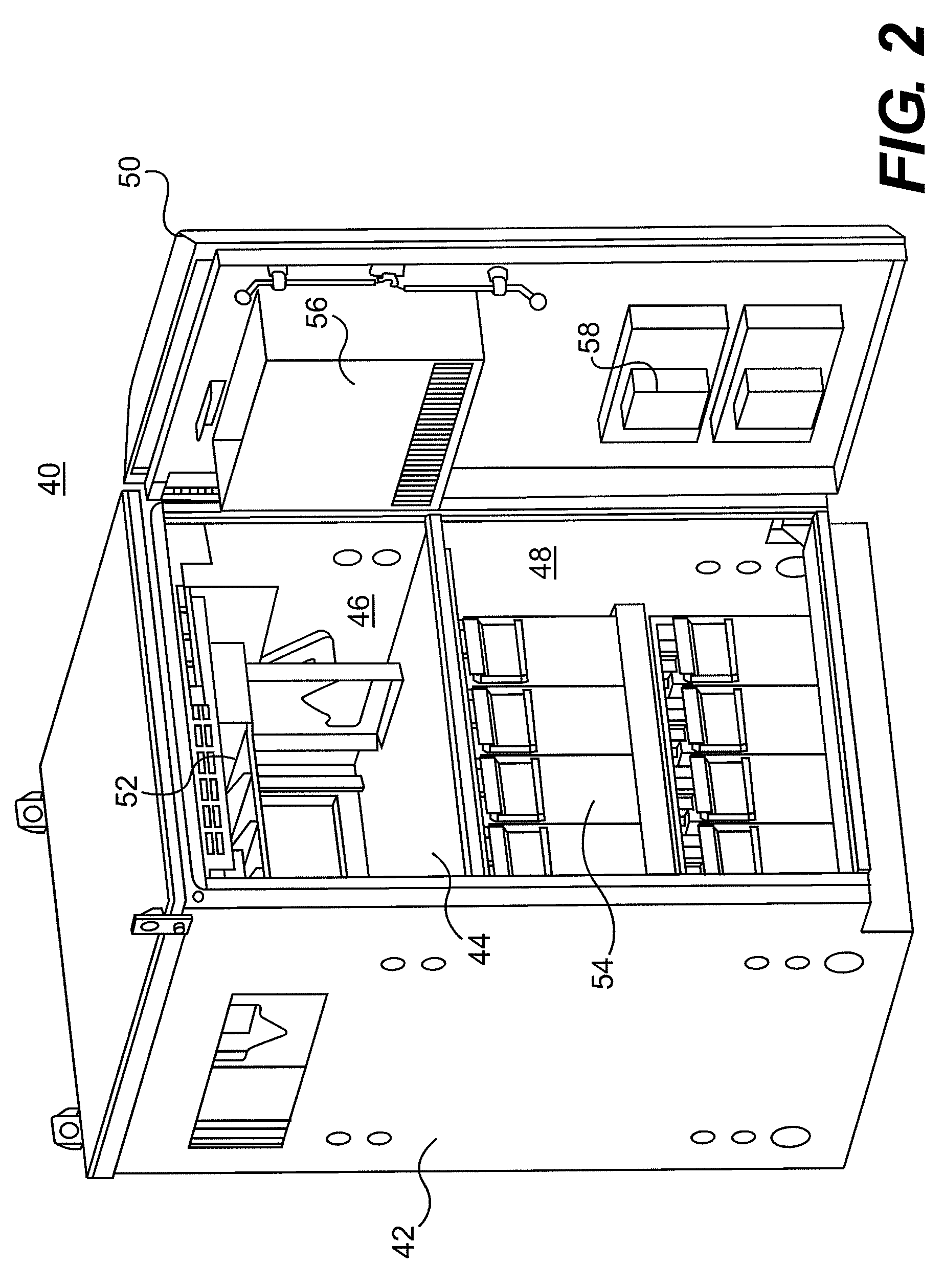 Hybrid cooling system for outdoor electronics enclosure