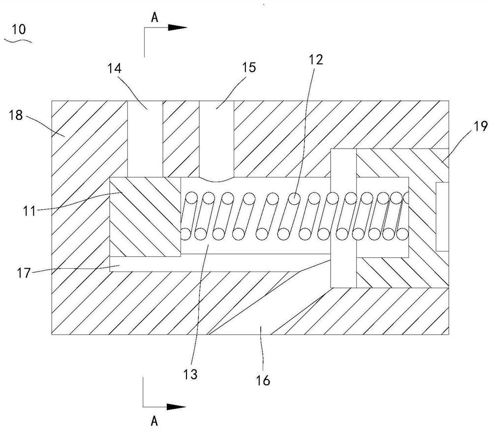 A control valve, a control oil circuit and a variable compression ratio engine