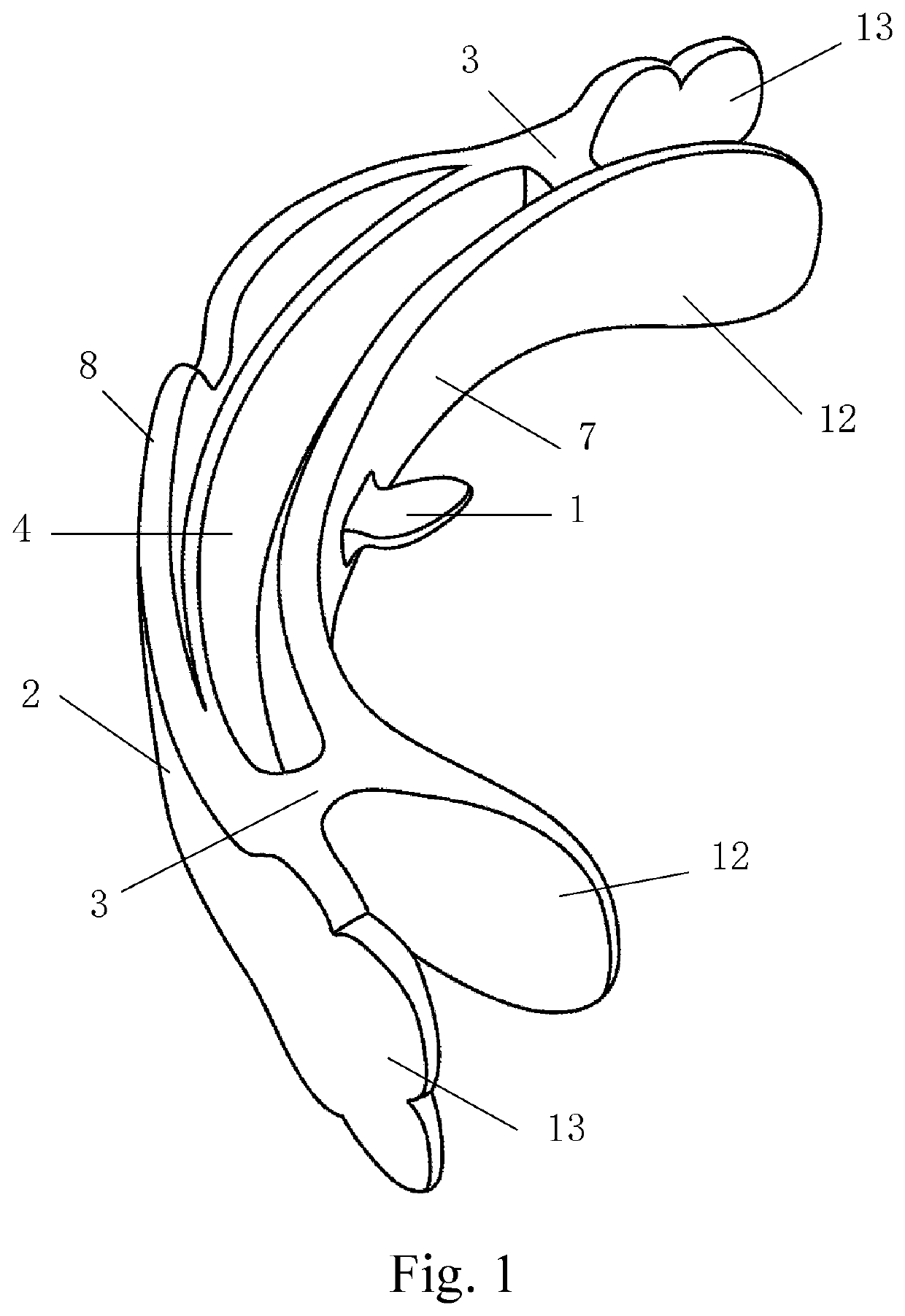 Vocalization appliance for assisting vocal cord closure training