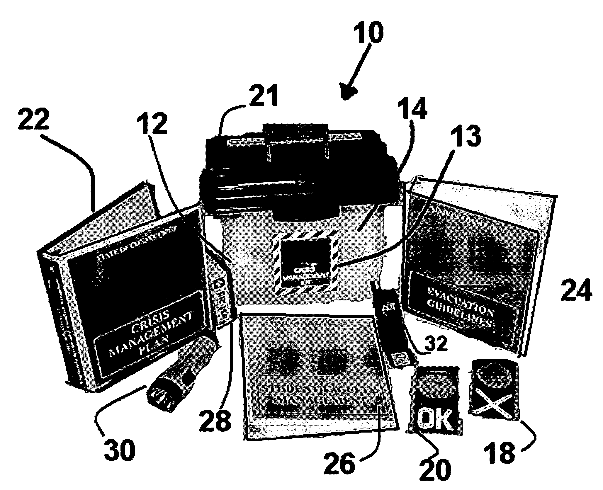 Crisis response kit and method of emergency preparation