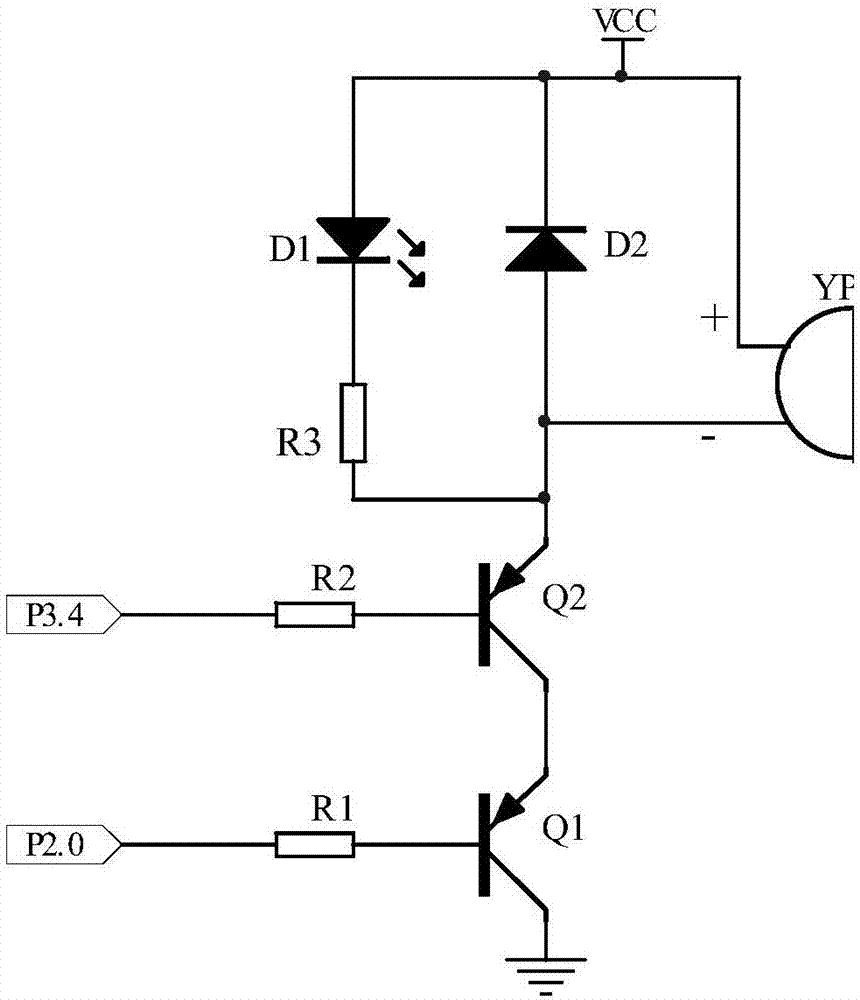 Kitchen fuel gas alarm detection device and alarm detection method thereof