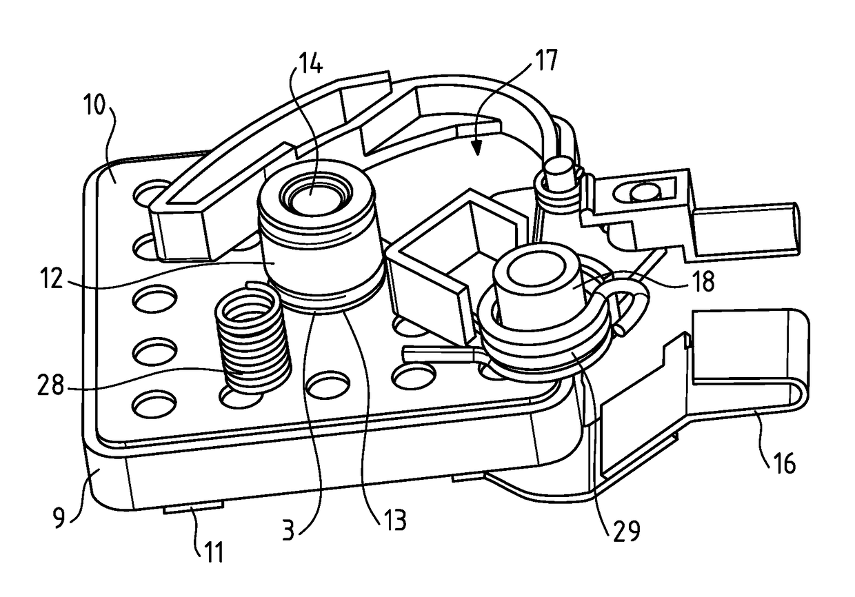 Device for protection against transitory overvoltages