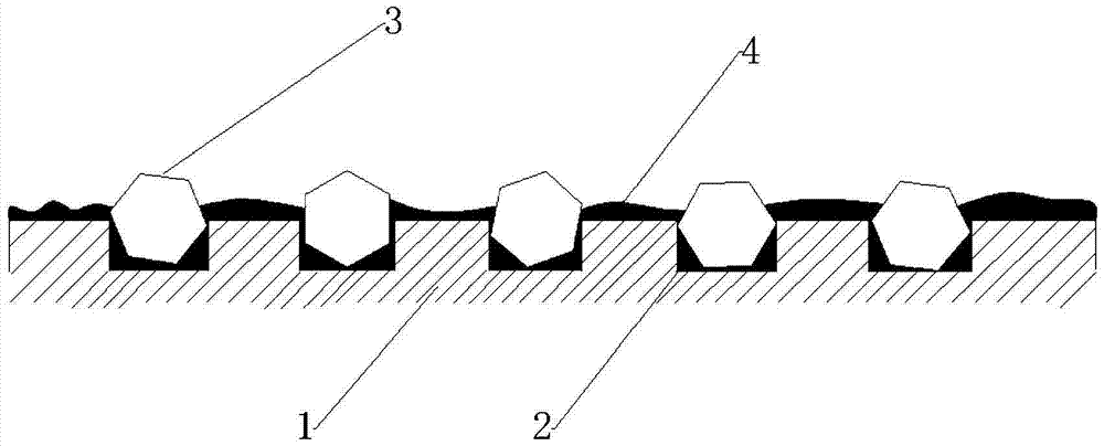 A preparation method of an electroplated diamond grinding wheel with ordered abrasives