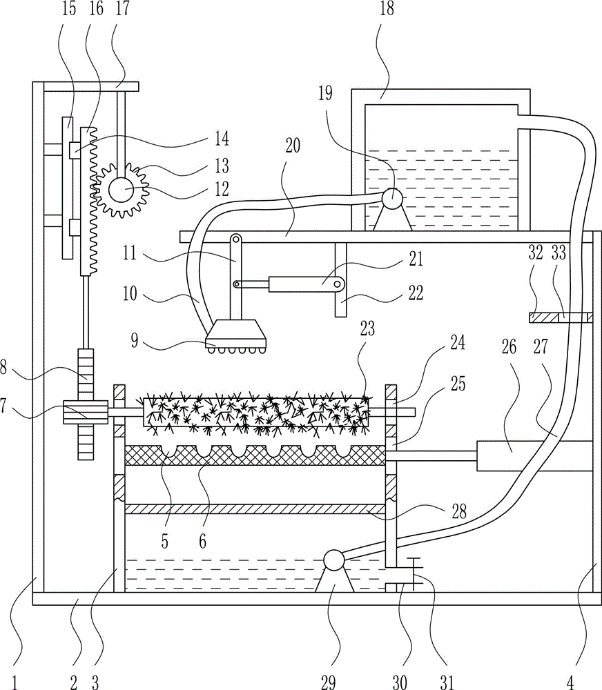 Volleyball cleaning device for sports