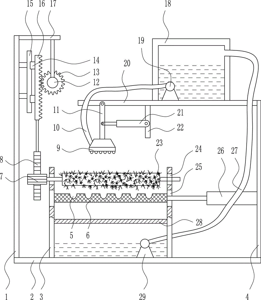 Volleyball cleaning device for sports