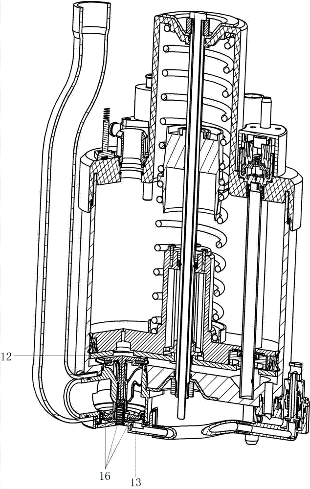 Water draining and flushing mechanism