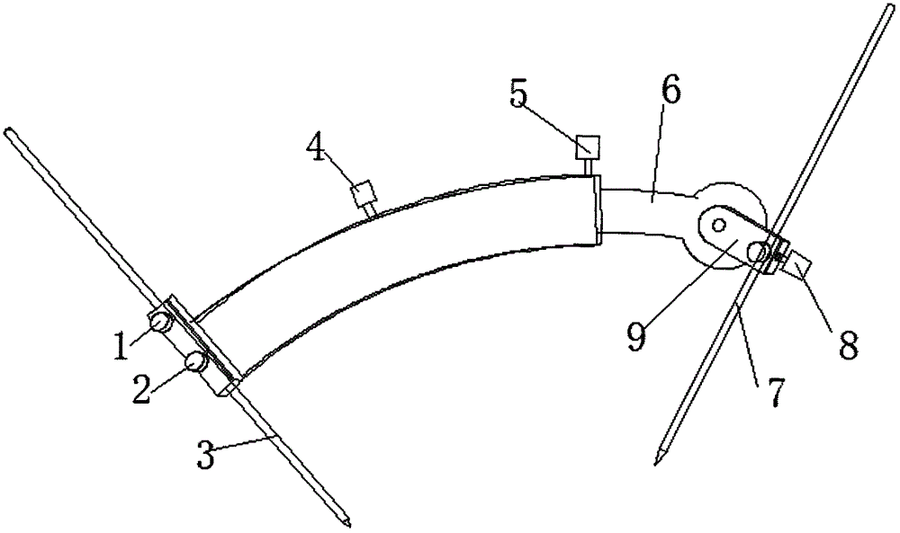 Intervertebral foramen puncture outfit