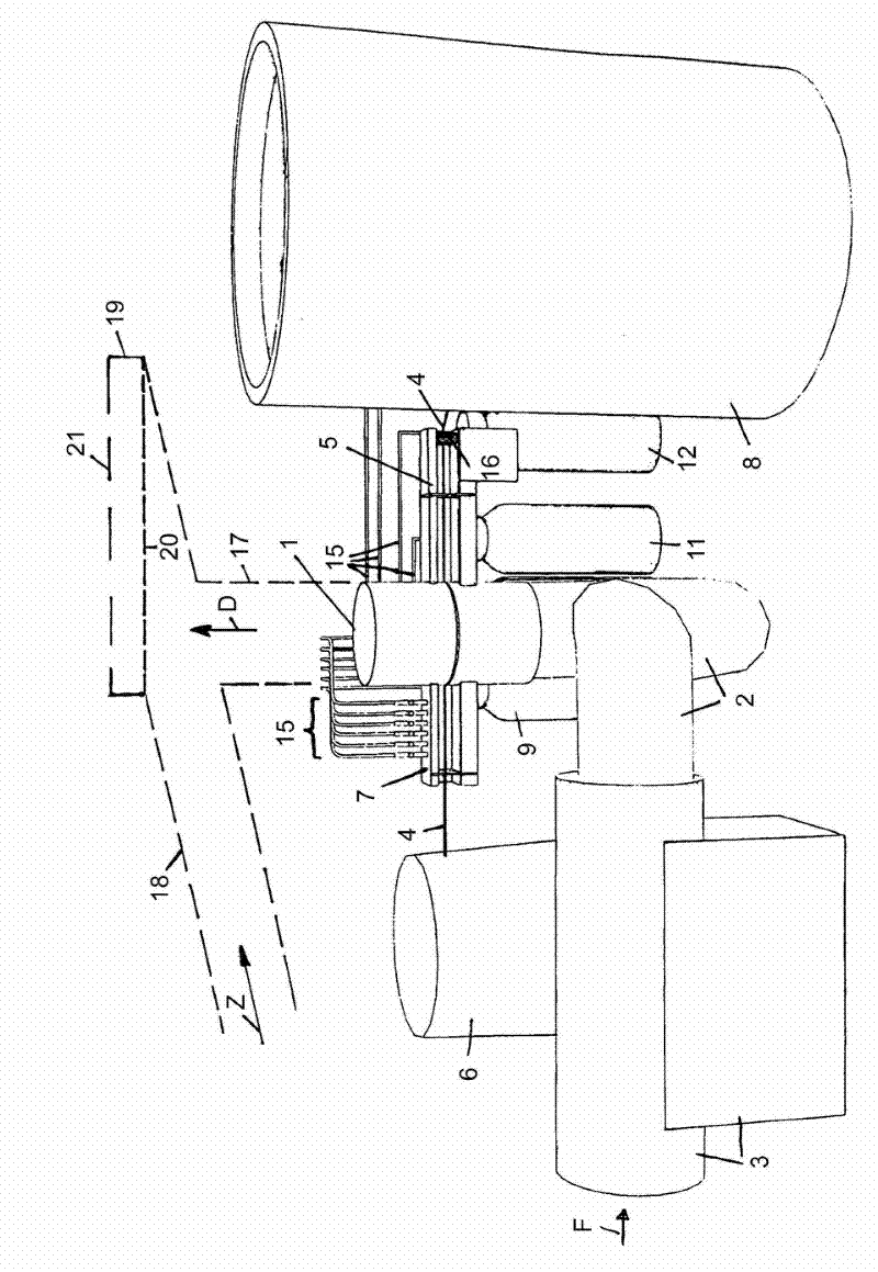 Method and device for producing a fragranced air stream