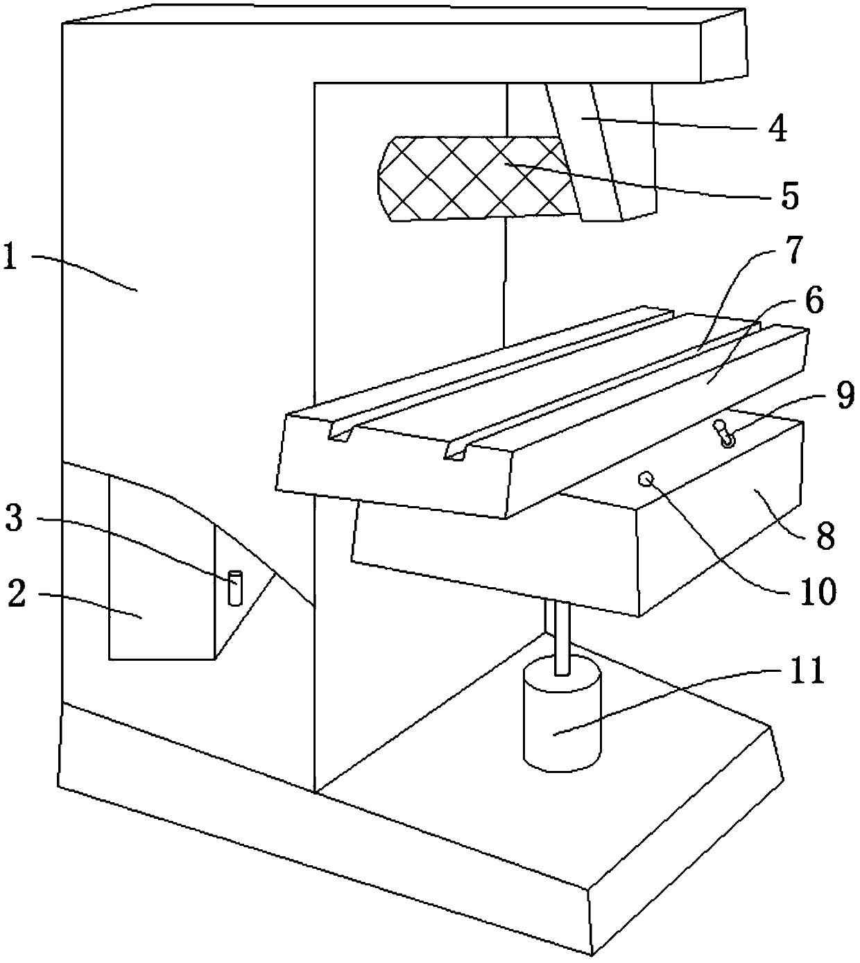 Prestressed concrete steel bar platform processing equipment