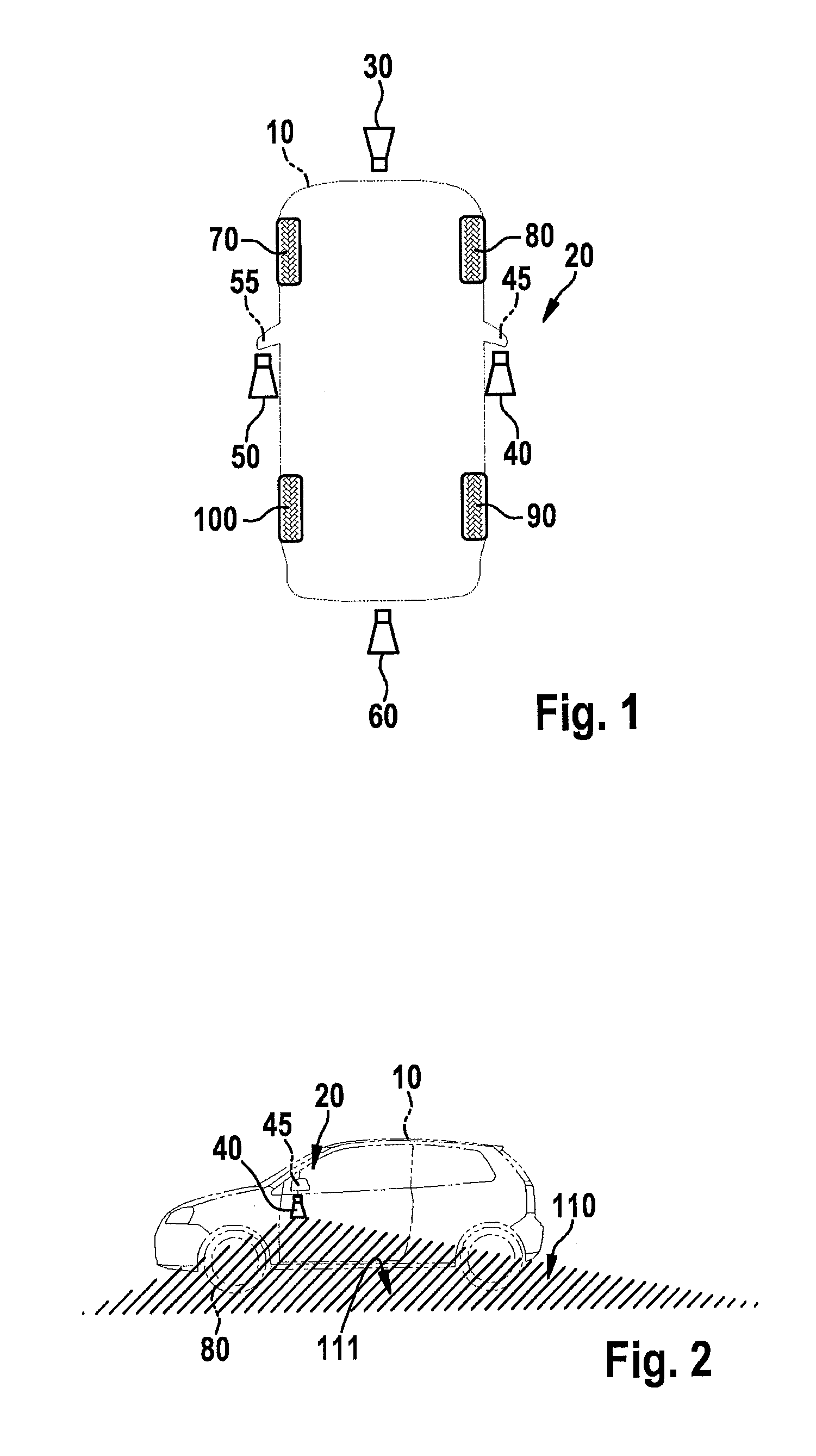 Method and vehicle assistance system for active warning and/or for navigation assistance to prevent a collosion of a vehicle body part and/or of a vehicle wheel with an object