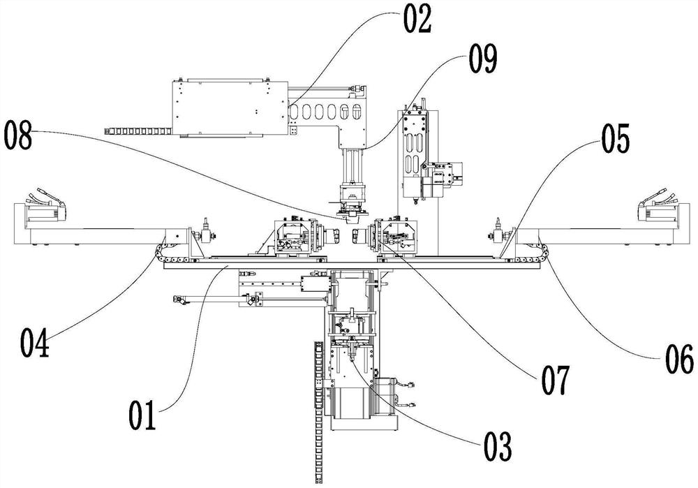 Piston copper bush assembling machine