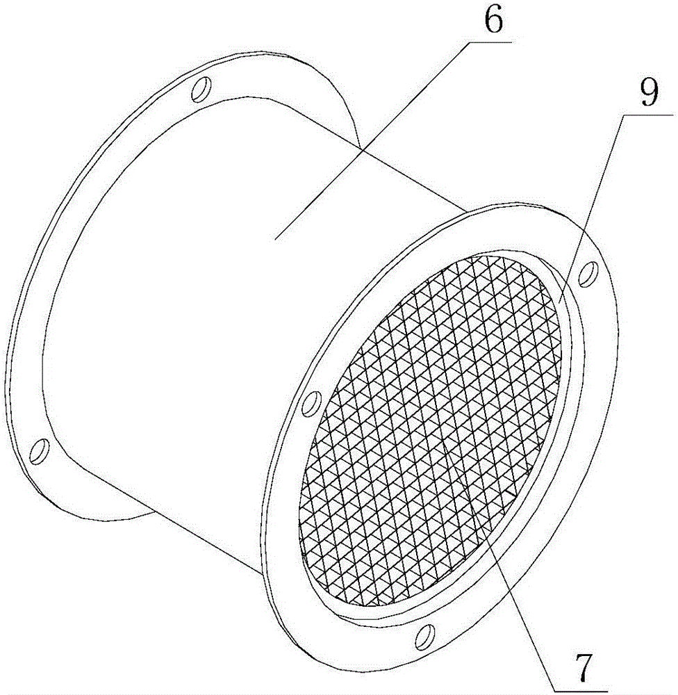 Compound purifying device for diesel engine tail gas