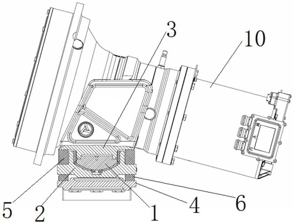 Damping mechanism and mixer truck