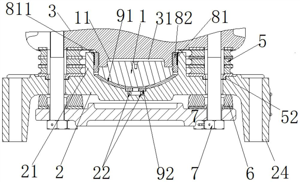 Damping mechanism and mixer truck