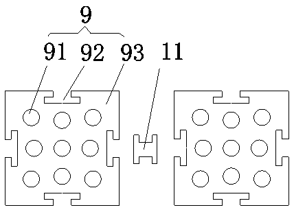 Slope protection structure for slope