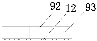 Slope protection structure for slope