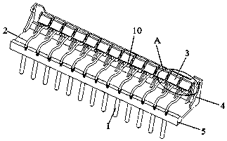 Multitube barium sulfate solution sampling device