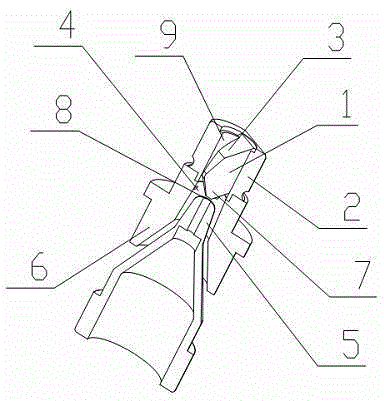 A yarn guiding device