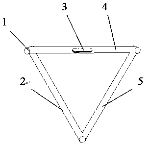 Modular space curved extendable mechanism containing flexible hinges