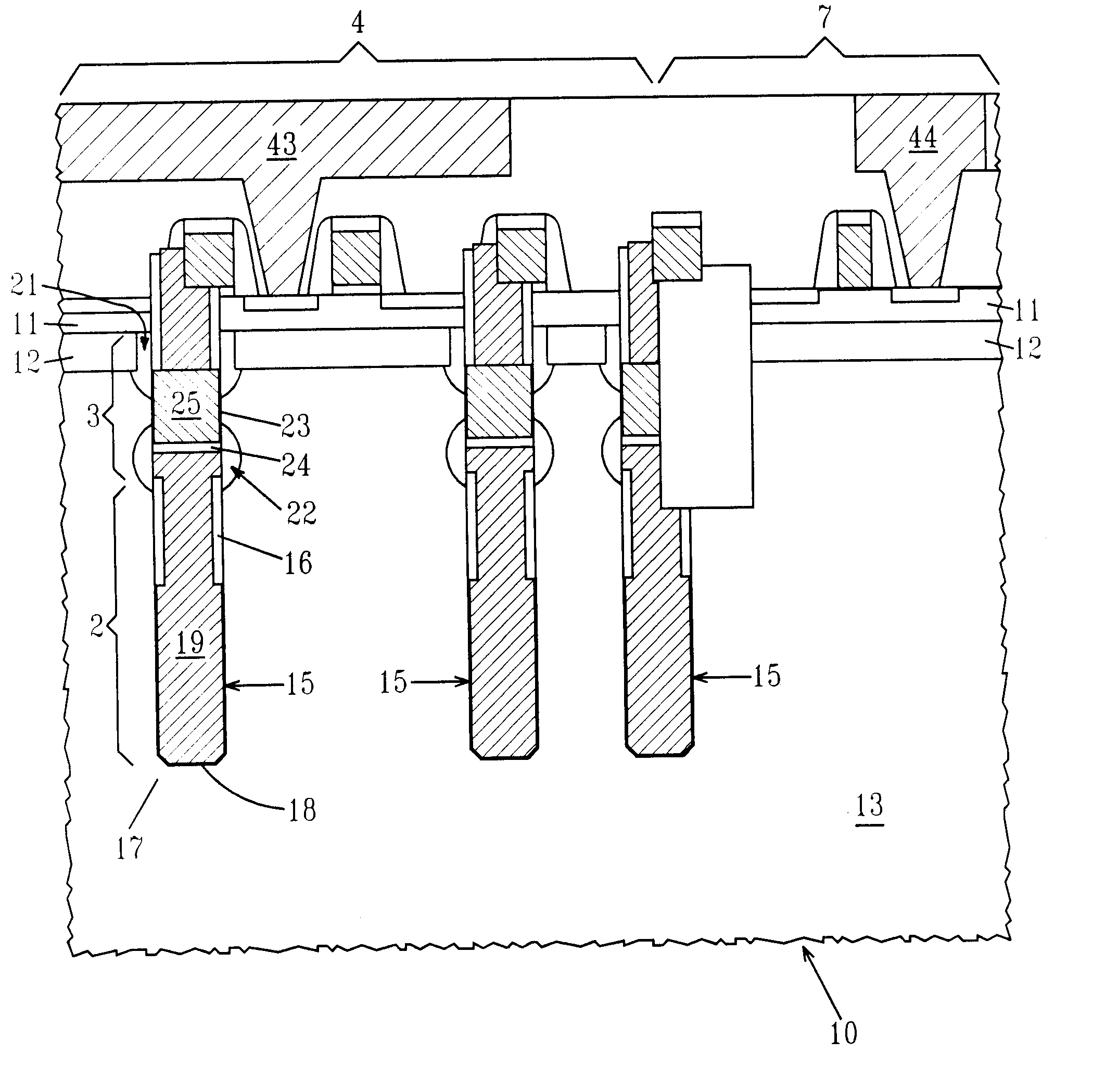 OUT OF THE BOX VERTICAL TRANSISTOR FOR eDRAM ON SOI