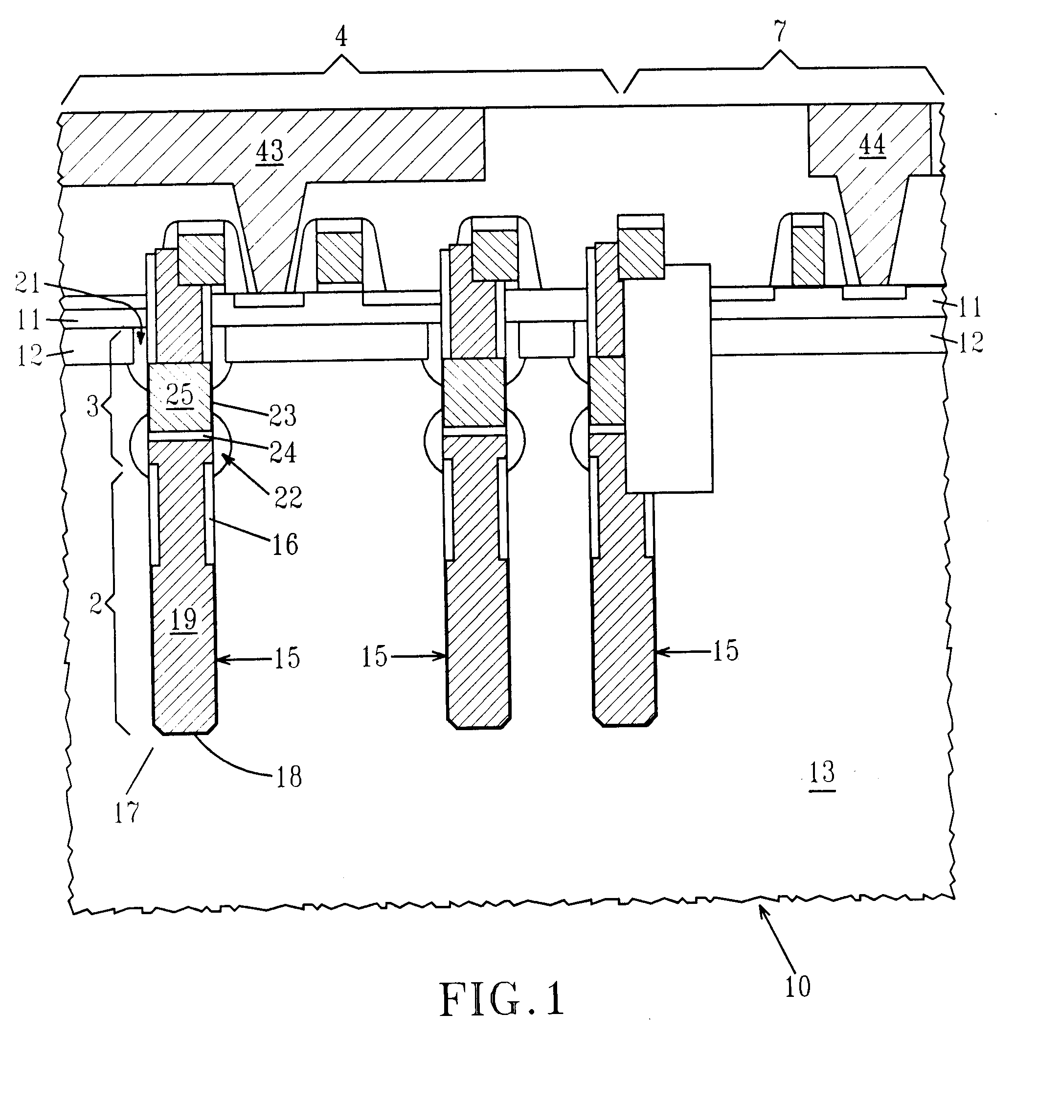 OUT OF THE BOX VERTICAL TRANSISTOR FOR eDRAM ON SOI