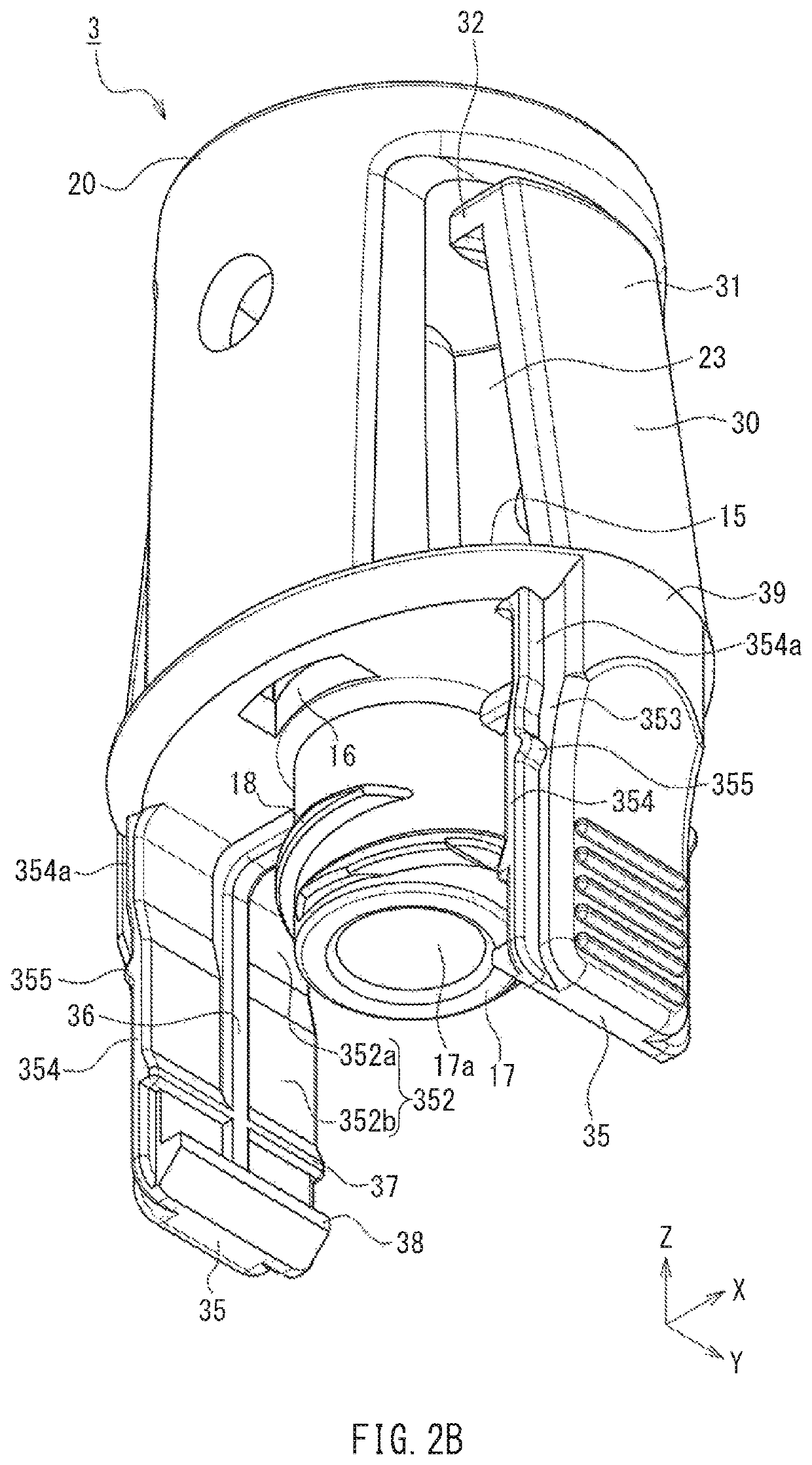 Lever lock-type male connector and male connector assembly